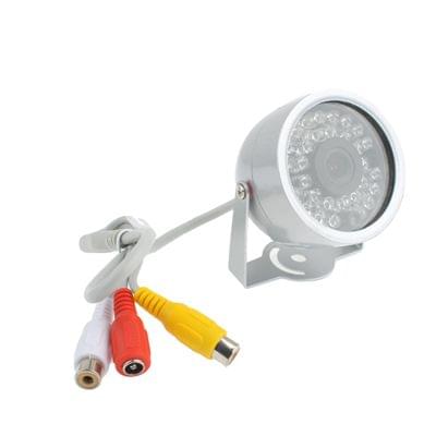 1/3 CMOS Color 380TVL 30 LED Mini Waterproof Camera(Silver)