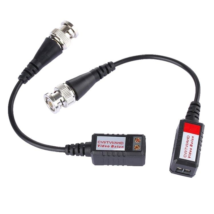 2 PCS 202P-HD Enhanced Version Coaxial CVI/TVI/AHD 1CH Passive Transceiver Video Balun