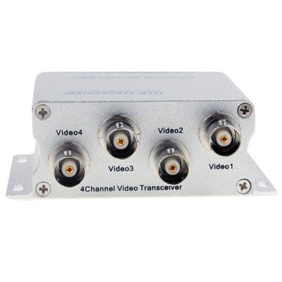 4 BNC Channel to RJ45 CCTV UTP Passive Video Transceiver