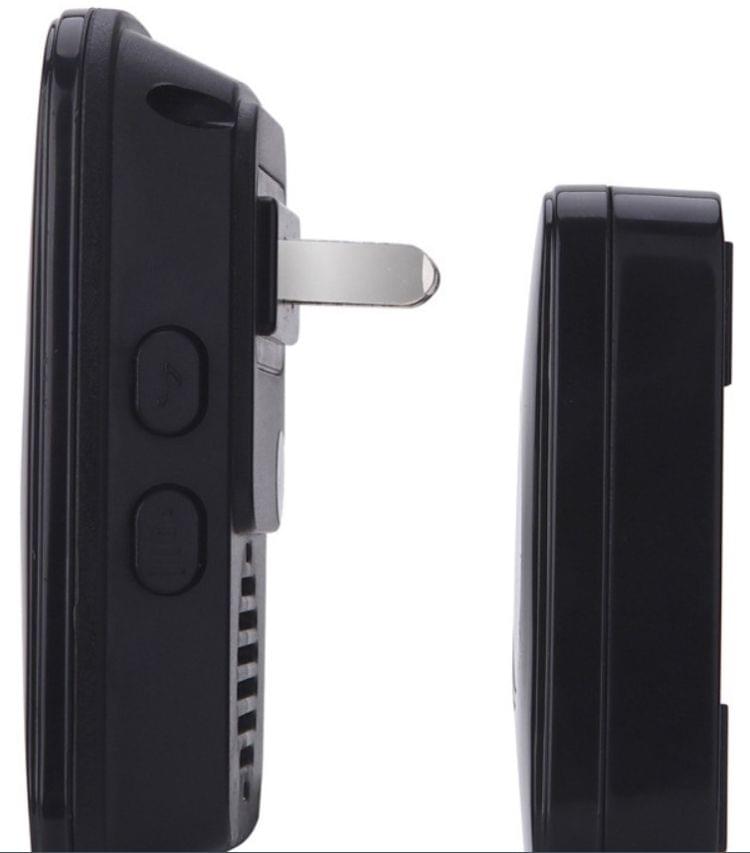 300m Long Range No Battery Waterproof LED Light Smart Wireless Doorbell, US Plug