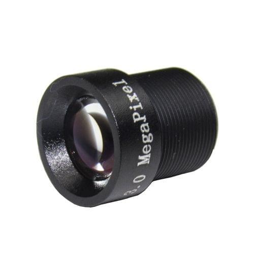 Weesee 3MP 12mm M12 26.2 Degree Horizontal Viewing Angle, F2.0 Fixed Lris IR Board CCTV Lens for HD Security Camera