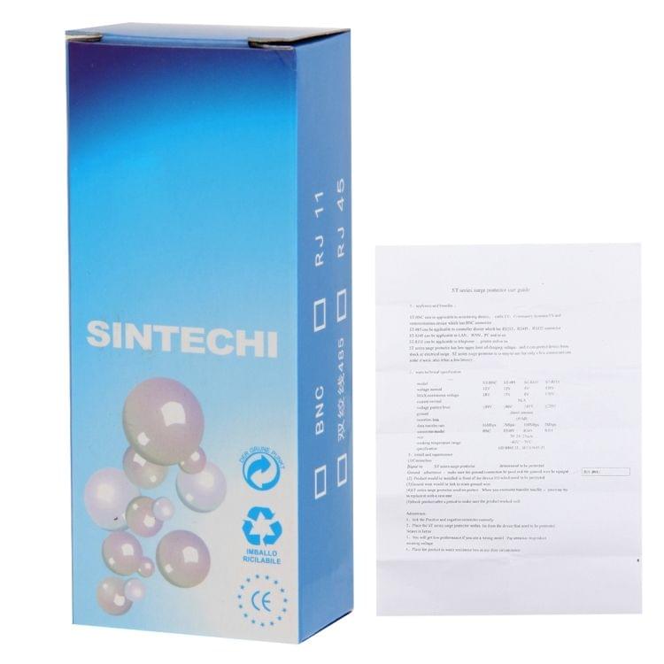 Network Lightning Arrester Surge Protector(Silver)