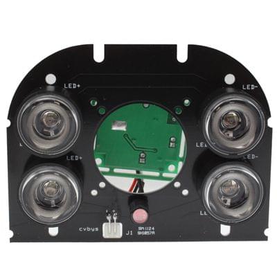 Array 4 LED Infrared Lamp Board for 6mm Lens CCD Camera, Infrared Angle: 60 Degree