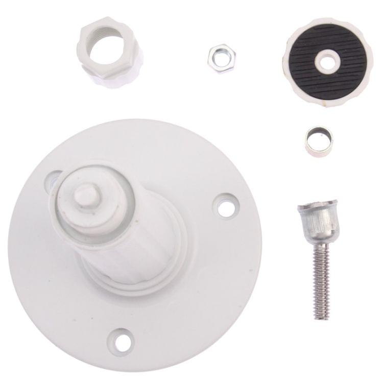 ABS Wall Mount Stand Bracket For Security Camera for Outdoor / Indoor Use, Size: 18cm x 9cm(White)