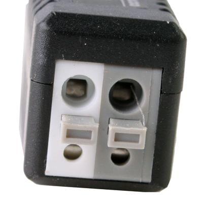 2 PCS CCTV Twisted BNC Single Channel Passive Video Balun Transceiver(Black)