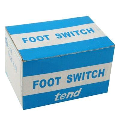 TFS-01 AC 250V 10A Anti-slip Plastic Case Foot Control Pedal Switch, Cable Length: 1m(Black)