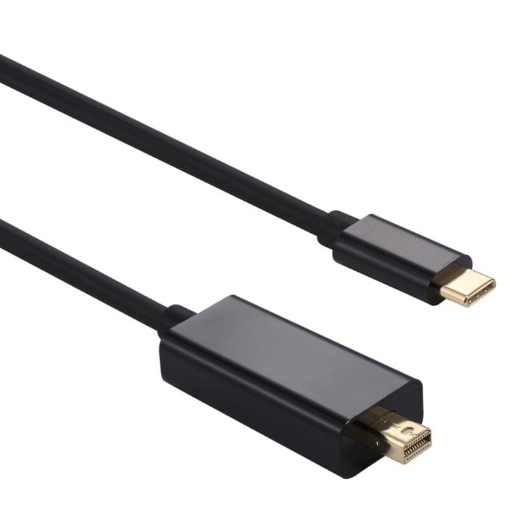 1.8m Mini DisplayPort Male to USB-C / Type-C Male Adapter Cable