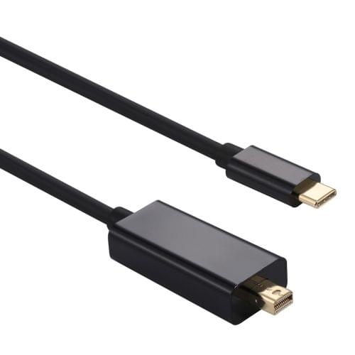 1.8m Mini DisplayPort Male to USB-C / Type-C Male Adapter Cable