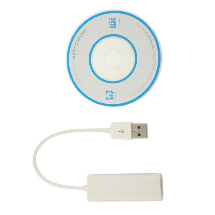 High Speed USB 2.0 Fast Ethernet Adapter(White)
