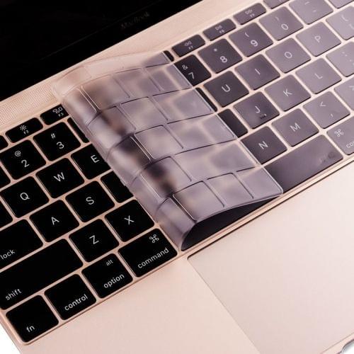ENKAY TPU Keyboard Protector Cover for MacBook 12 Inch (2015) without Touch Bar & Pro 13.3 Inch (2016) without Touch Bar (A1708) , Europe Version