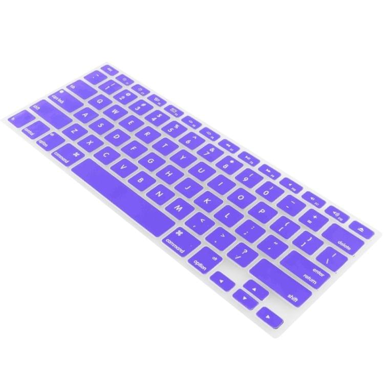 ENKAY for MacBook Pro 13.3 inch / 15.4 inch / 17.3 inch (US Version) / A1278 / A1286 Soft Silicone Keyboard Protector Cover Skin(Purple)