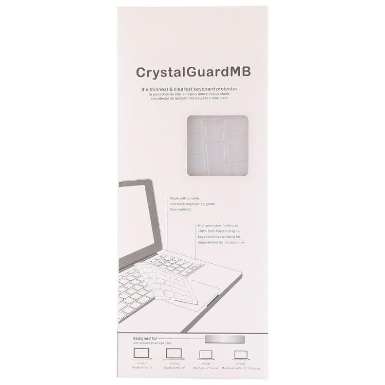Keyboard Protector Silica Gel Film for MacBook Pro 13 / 15 & Air 13 (A1466 / A1502 / A12780 / A1286)(Transparent)