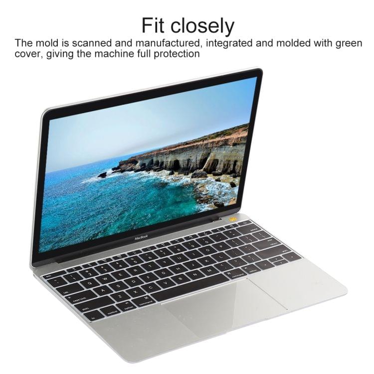 Keyboard Protector Silica Gel Film for MacBook Retina 12 / Pro 13 (A1534 / A1708)(Black)