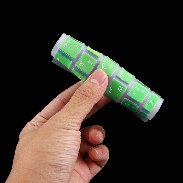 Colorful Apple Laptop Silicone Keyboard Protector Protective Film for Macbook 13.3 inch & 15.4 inch & 17 inch, US Version / Arabic