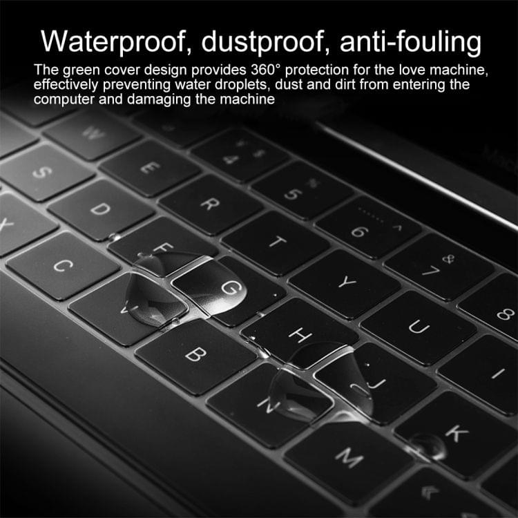 Keyboard Protector Silica Gel Film for MacBook Air 13 (A1932)(Black)