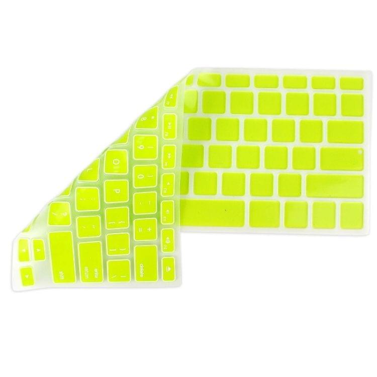 Universal Night Light Silicon Soft Keyboard Protector Cover Skin Protective Film for MacBook 13.3 inch & 15.4 inch(Green)
