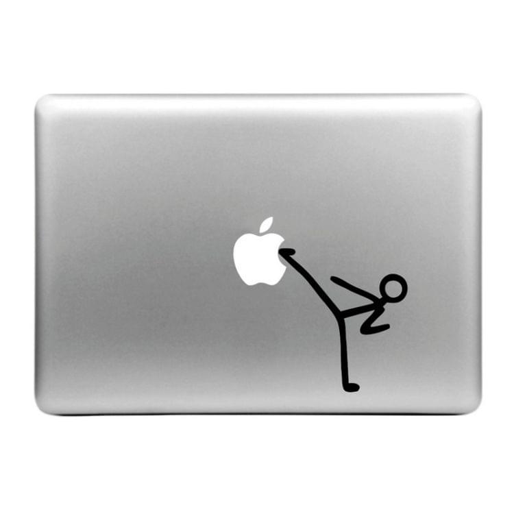 Hat-Prince Kick Apple Pattern Removable Decorative Skin Sticker for MacBook Air / Pro / Pro with Retina Display, Size: M