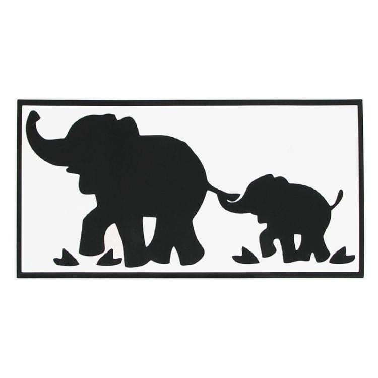 Hat-Prince Elephants Pattern Removable Decorative Skin Sticker for MacBook Air / Pro / Pro with Retina Display, Size: M