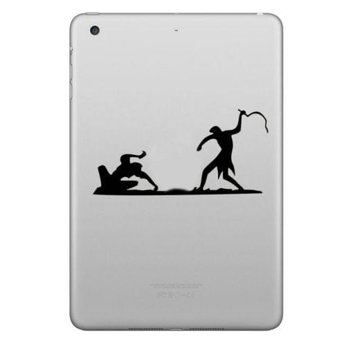 ENKAY Hat-Prince Whip the Apple Pattern Removable Decorative Skin Sticker for iPad mini / 2 / 3 / 4