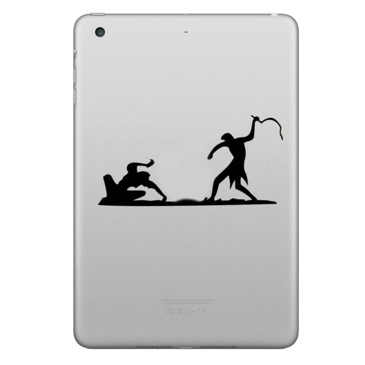 ENKAY Hat-Prince Whip the Apple Pattern Removable Decorative Skin Sticker for iPad mini / 2 / 3 / 4