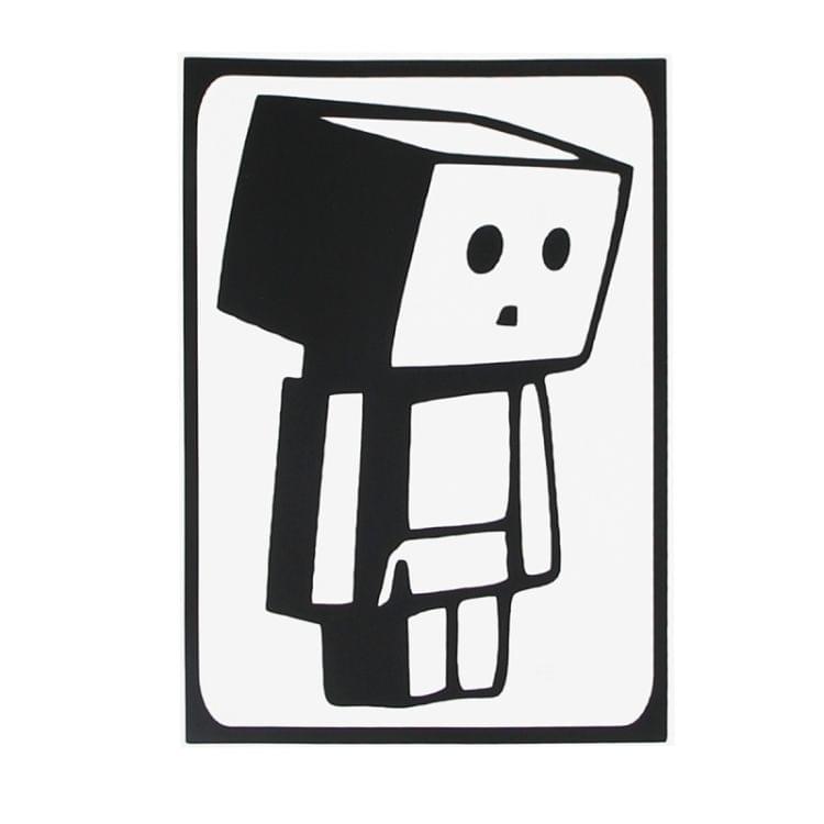 Hat-Prince Robot Pattern Removable Decorative Skin Sticker for MacBook Air / Pro / Pro with Retina Display, Size: M