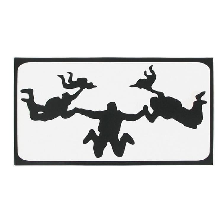 Hat-Prince Flying Trapeze Pattern Removable Decorative Skin Sticker for MacBook Air / Pro / Pro with Retina Display, Size: M