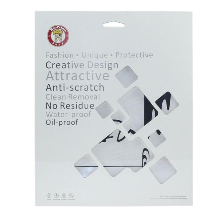 Hat-Prince Smashing Apple Pattern Removable Decorative Skin Sticker for MacBook Air / Pro / Pro with Retina Display, Size: L