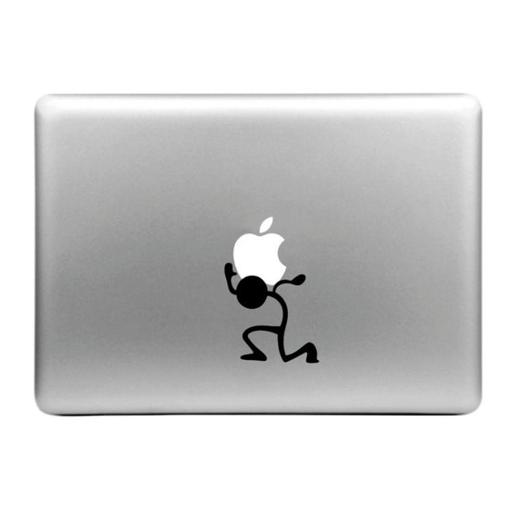 Hat-Prince Carry the Apple Pattern Removable Decorative Skin Sticker for MacBook Air / Pro / Pro with Retina Display, Size: S