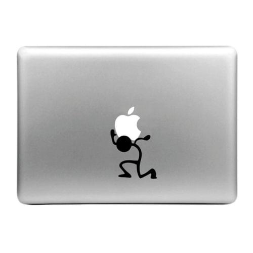 Hat-Prince Carry the Apple Pattern Removable Decorative Skin Sticker for MacBook Air / Pro / Pro with Retina Display, Size: S
