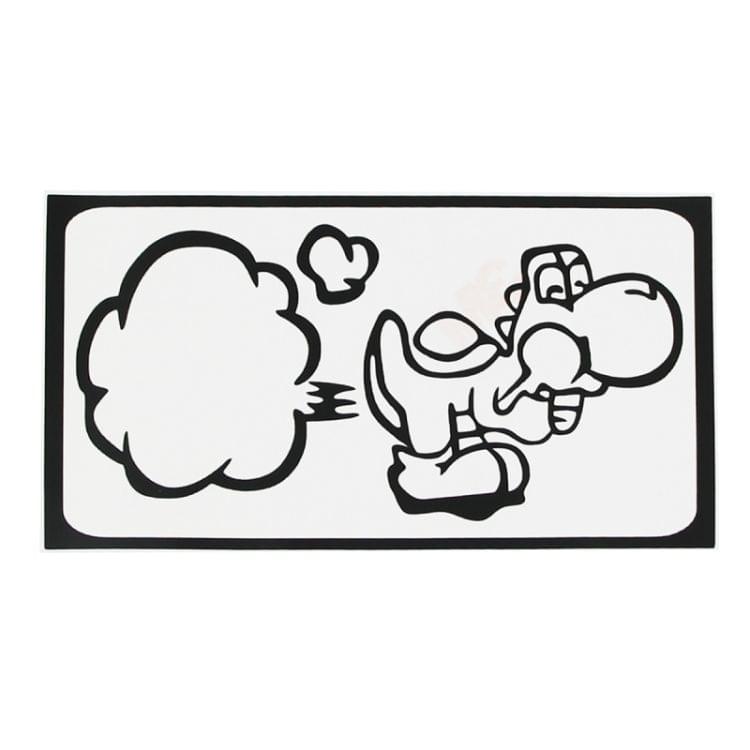 Hat-Prince Farting Pattern Removable Decorative Skin Sticker for MacBook Air / Pro / Pro with Retina Display, Size: M