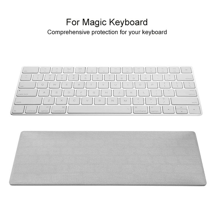 Keyboard Elastic Dust-proof Cover for Apple Magic Keyboard (Silver Grey)