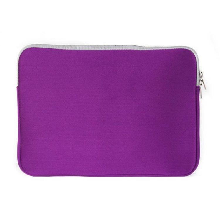 Double Pocket Zip Handbag Laptop Bag for Macbook Air 13 inch(Purple)
