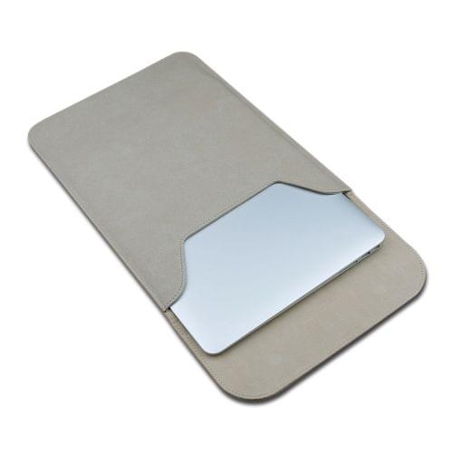 Matte Leather Laptop Inner Bag for MacBook Pro 15.4 inch A1398 (2012 - 2015)(Khaki)