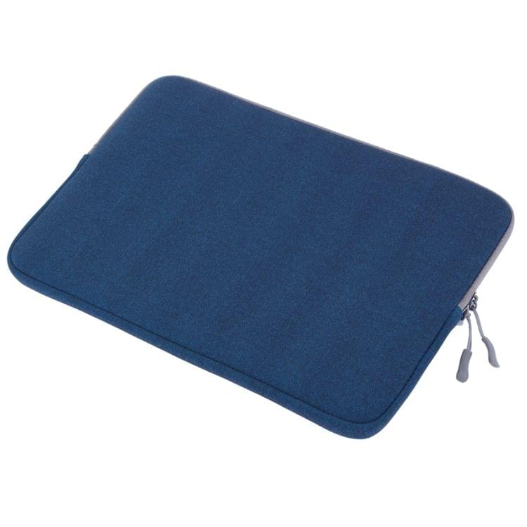 For Macbook Pro 13.3 inch with Touch Bar Laptop Bag Soft Portable Package Pouch (Blue)