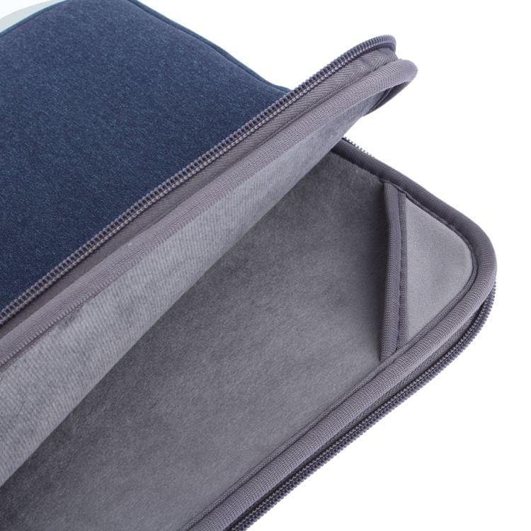 For Macbook Pro 13.3 inch with Touch Bar Laptop Bag Soft Portable Package Pouch (Blue)