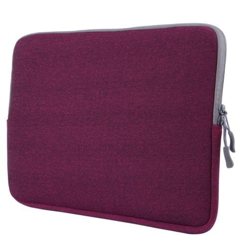 For Macbook Pro 13.3 inch with Touch Bar Laptop Bag Soft Portable Package Pouch (Purple)