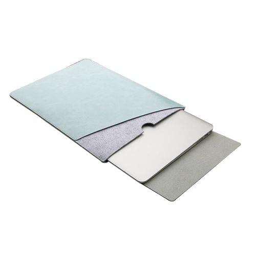 Laptop Microfiber Leather Double Layer Inner Bag for MacBook Pro 13.3 inch A1708 (2016 - 2017) / A1706 (2016 - 2017) (Mint Green)