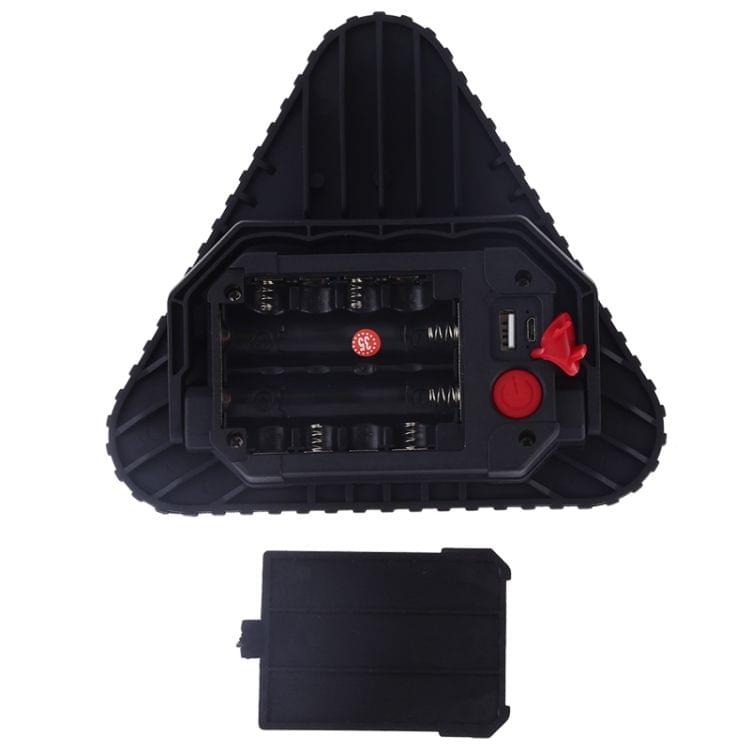 W842 COB + Red LED Multi-function Outdoor Foldable USB Charging Warning Safety Light LED Working Lamp