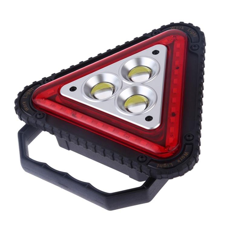 W842 COB + Red LED Multi-function Outdoor Foldable USB Charging Warning Safety Light LED Working Lamp