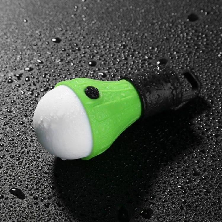 3 LEDs Mini Portable Lantern Tent Light LED Emergency Torch Camping Hanging Hook Flashlight, Package:Card(Red)