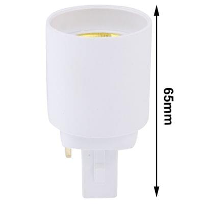 E27 to G24 Light Lamp Bulbs Adapter Converter