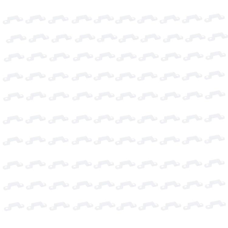 100 PCS 12mm Width Silicone Clip for Fixing Casing SMD 5050 / SMD 3528 LED Strip