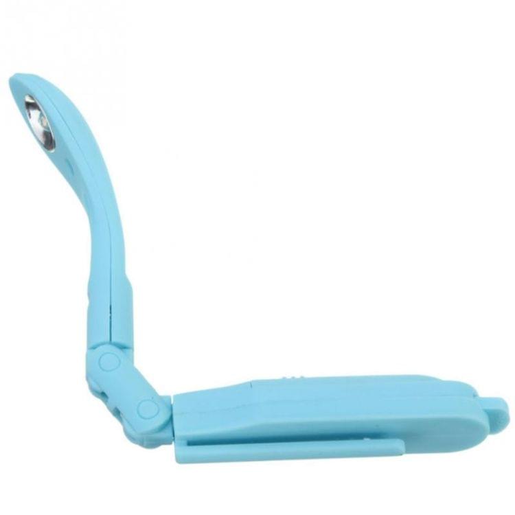 Portable Energy-saving LED Night Light Reading Lamp Book Light with Clip, Random Color Delivery