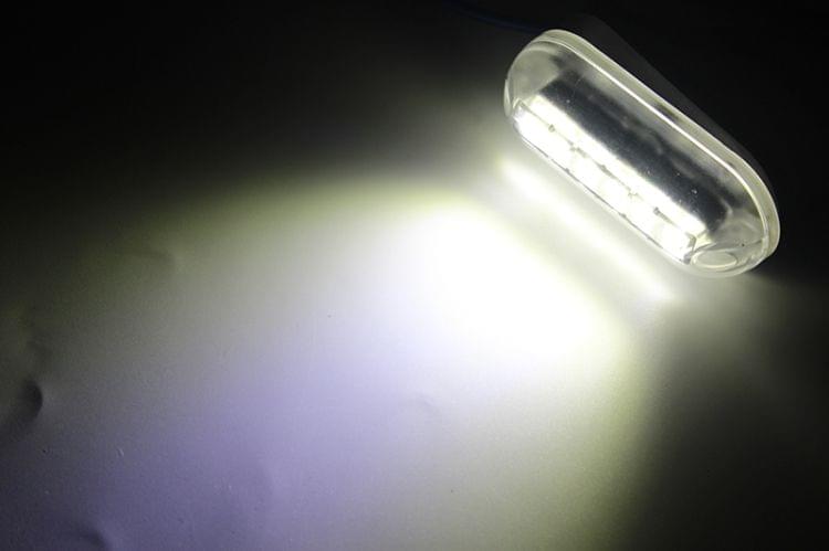 6 LEDs Underwater Fishing Light IP68 Waterproof Boat Night Light Water Landscape Lighting for Marine Boat, Cable Length: 1.2m, DC 12V(Blue Light)