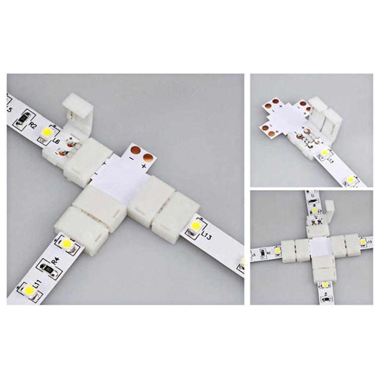 10 PCS 10mm 5 Pin T Type Connector FPC Board for RGBW LED Strip