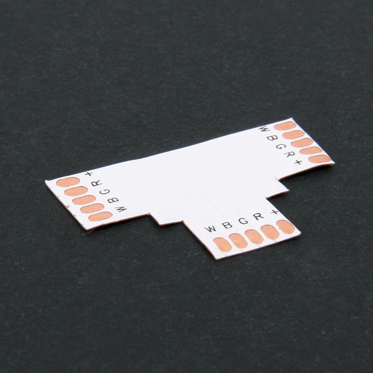 10 PCS 10mm 5 Pin T Type Connector FPC Board for RGBW LED Strip
