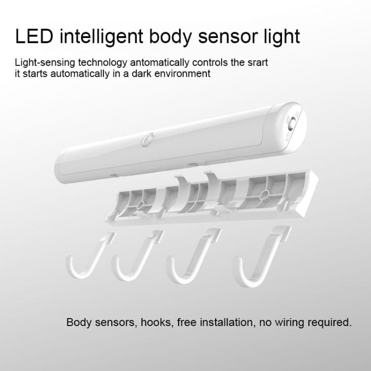 JN-005 Human Body Sensor + Light Control Rechargeable LED Light Lamp