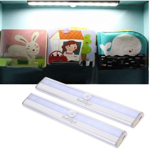 2 PCS PIR Motion Dection Sensor Closet Cabinet Lamp