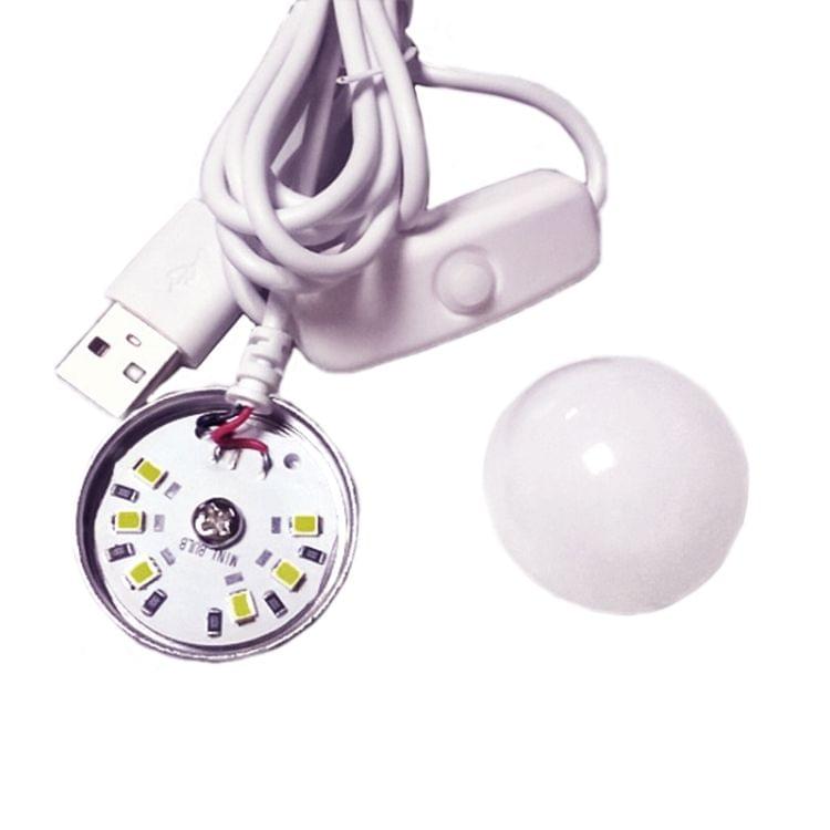 2W USB LED Light Bulb with Magnetic & Cable