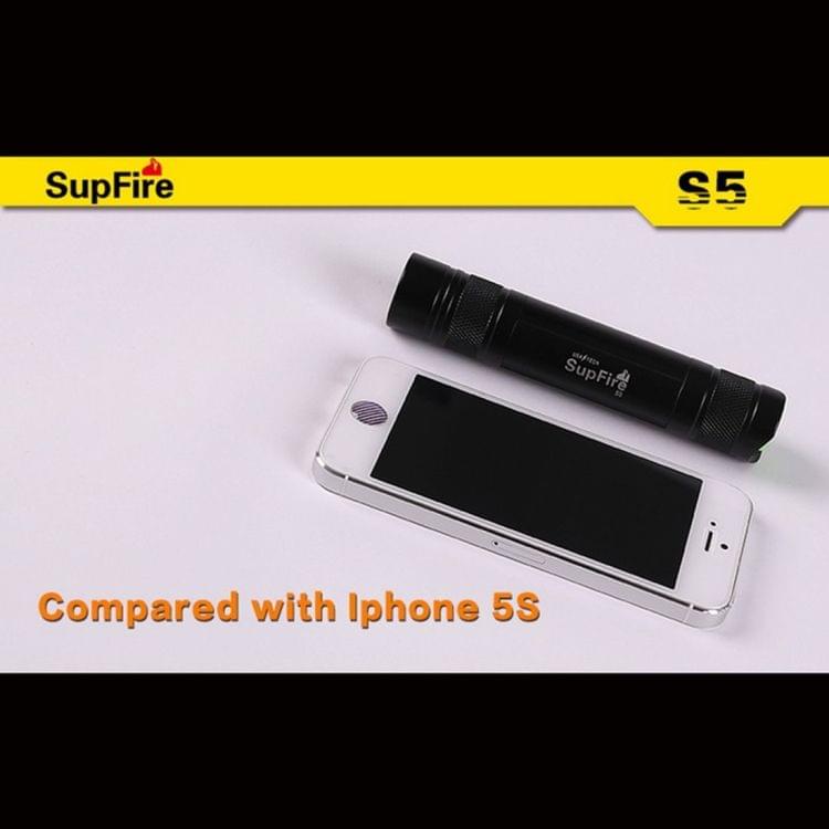 SupFire S5 CREE XPE 3W IP67 Waterproof Strong LED Flashlight